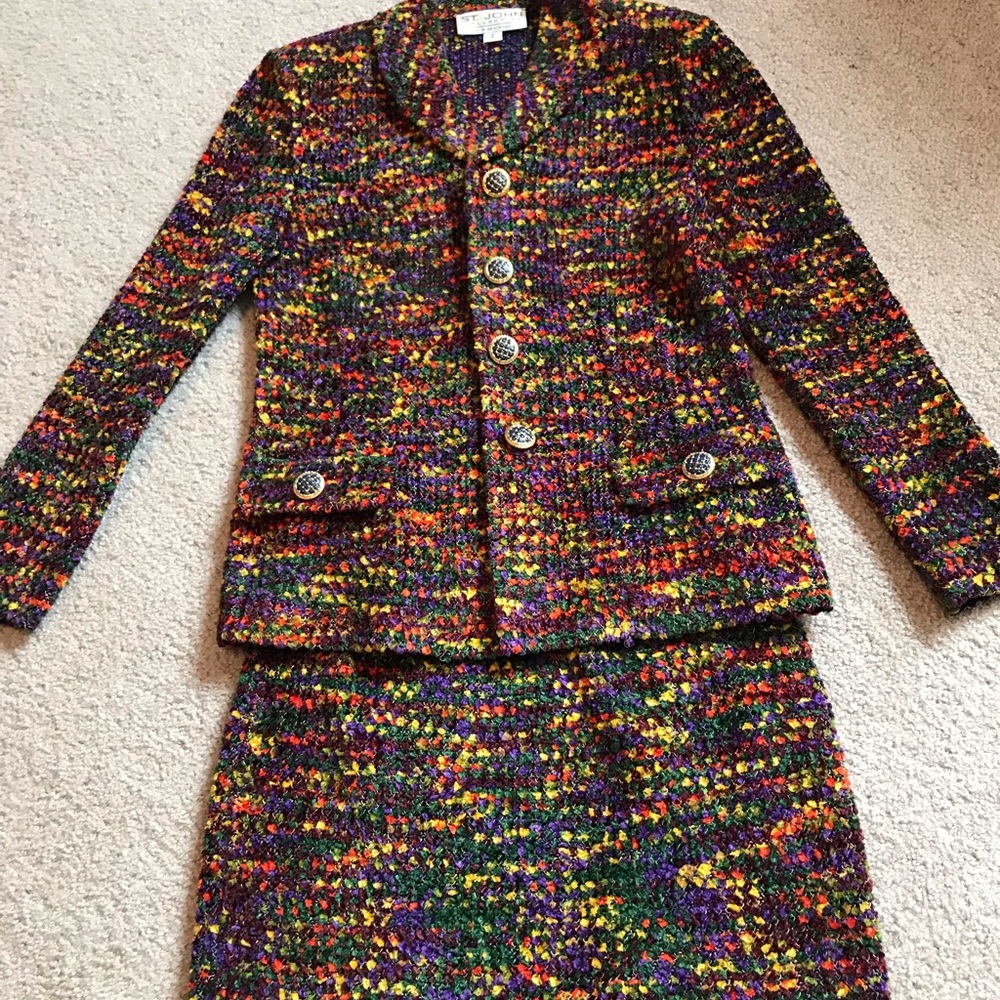 St John tweed suit